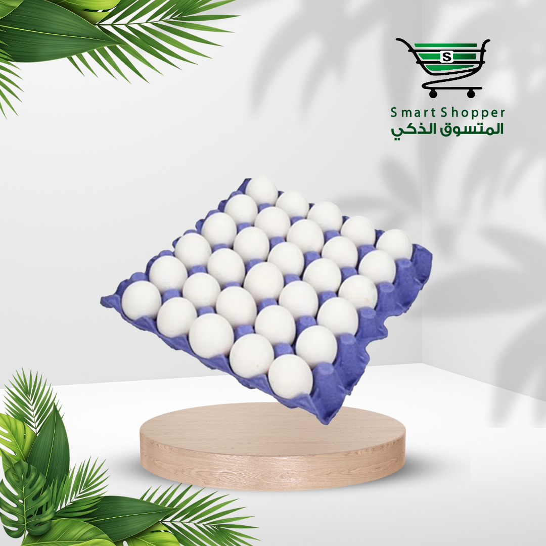 بيض طازج جال طبق 30 حبة